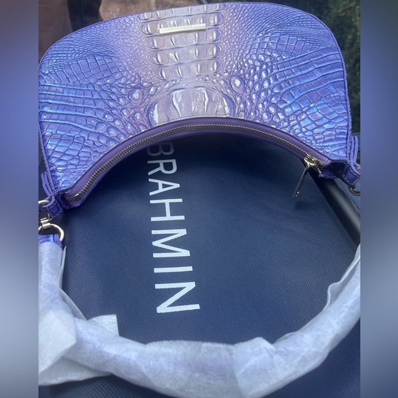 NWT Brahmin Small Bekka Bag in VERY PERI Shoulder bag - Picture 5 of 15